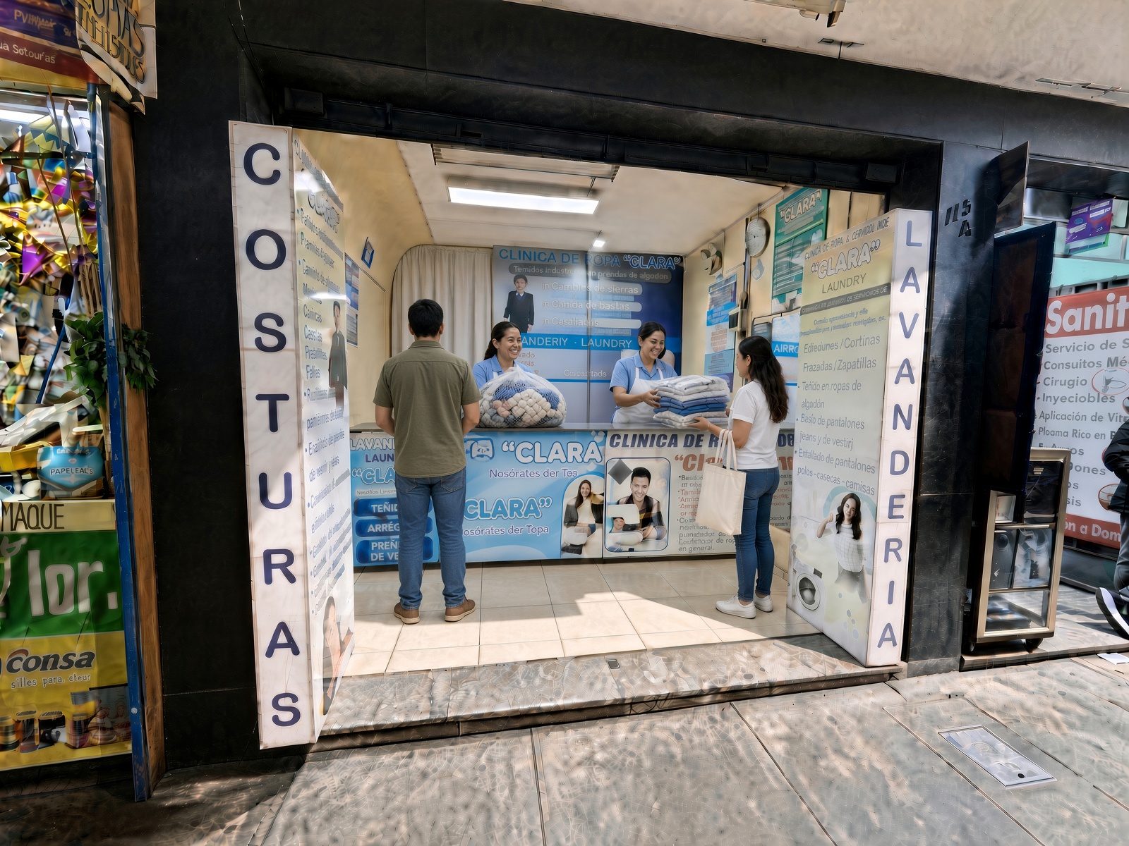 Fachada de Clínica de Ropa Clara en Calle San Camilo 115A